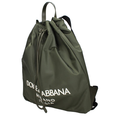 Dolce & Gabbana Green Nylon Backpack