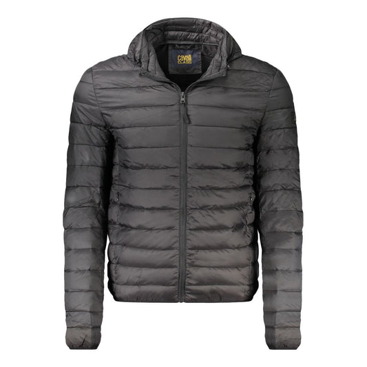 Cavalli Class Black Polyester Jackets & Coat