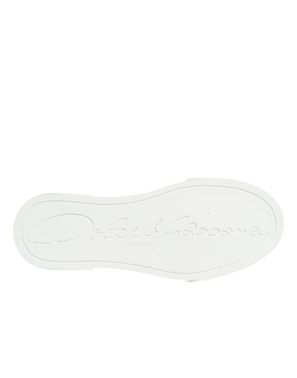 حذاء سنيكرز دولتشي آند غابانا متعدد الألوان بتصميم مرقع منخفض الارتفاع