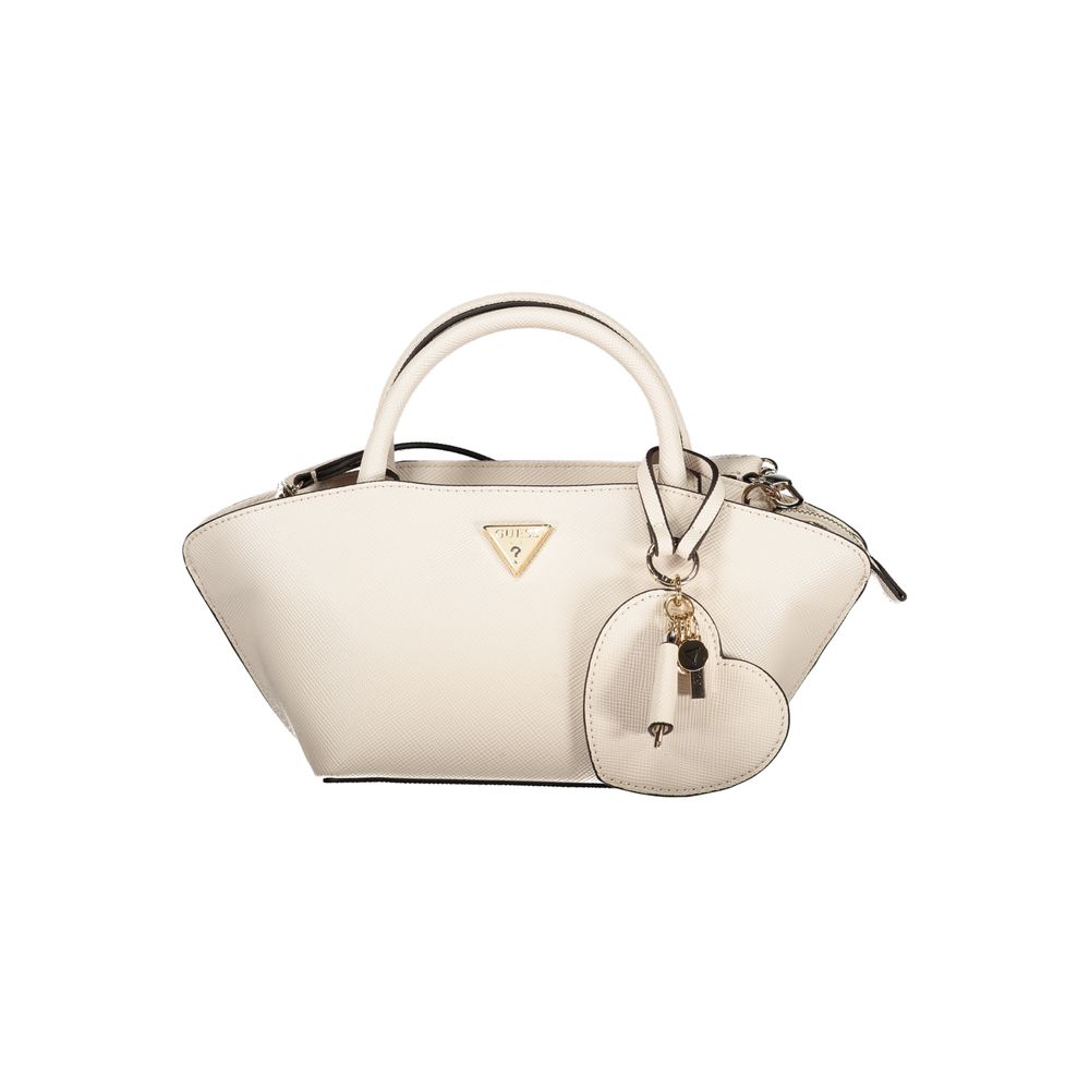 Guess Jeans Beige Polyurethane Women's Handbag