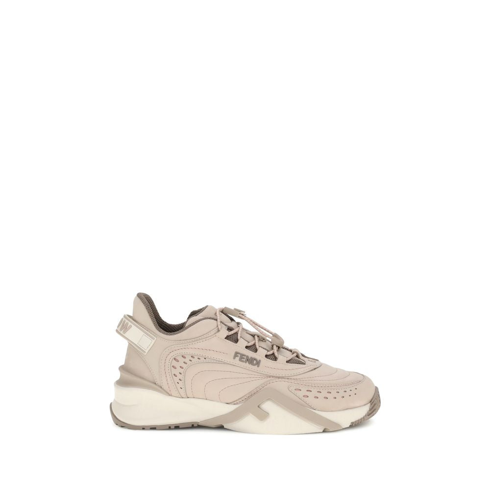 Fendi Cream Rubber Athletic Sneakers