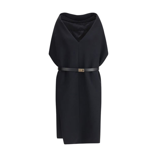 Ferragamo Black Viscose Casual Dress