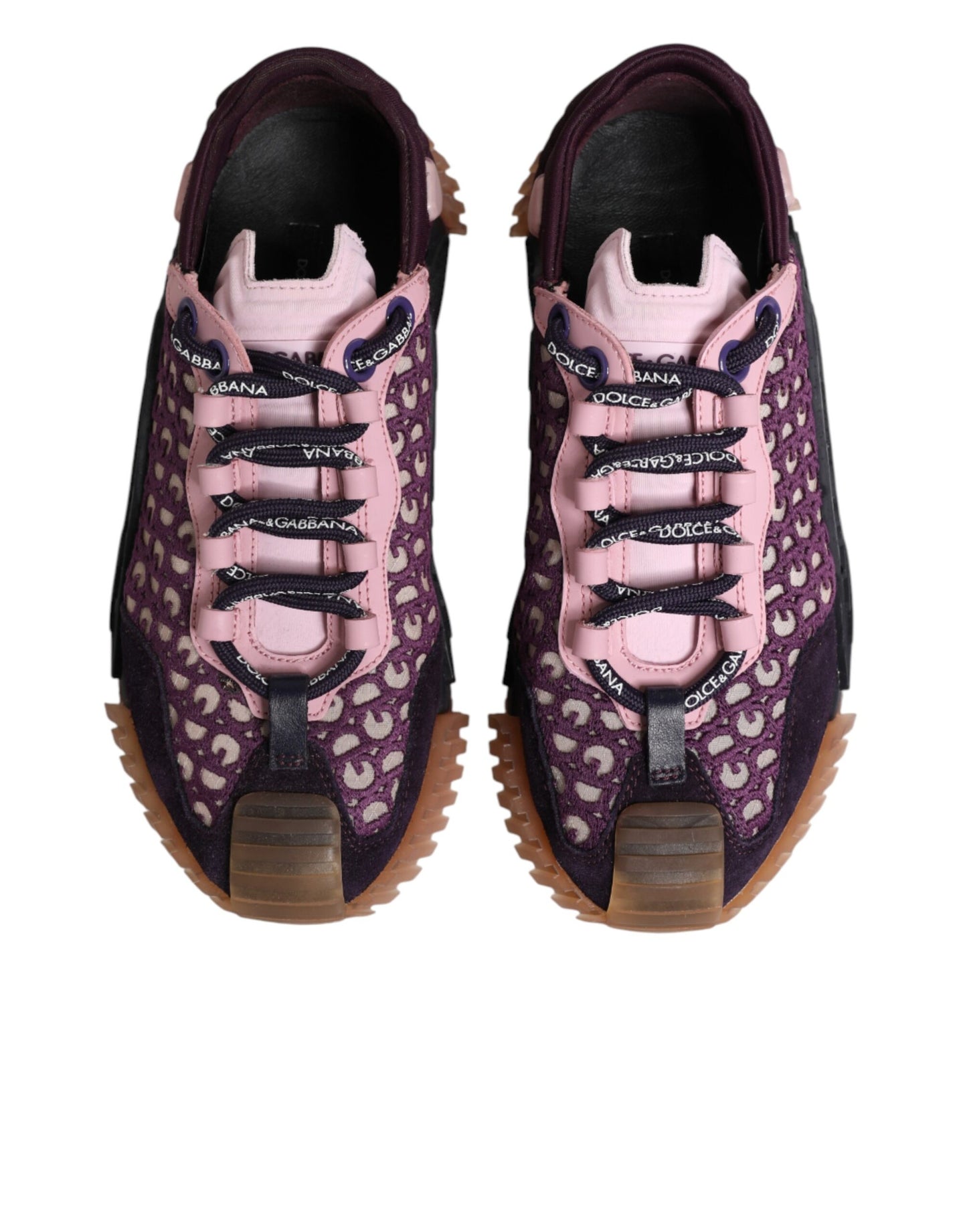 حذاء سنيكرز دولتشي آند غابانا متعدد الألوان بشعار منخفض من الأسفل NS1