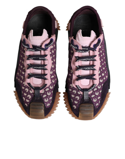 حذاء سنيكرز دولتشي آند غابانا متعدد الألوان بشعار منخفض من الأسفل NS1