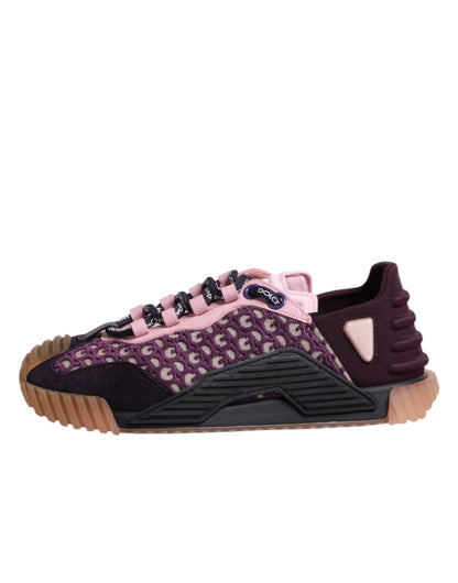 حذاء سنيكرز دولتشي آند غابانا متعدد الألوان بشعار منخفض من الأسفل NS1