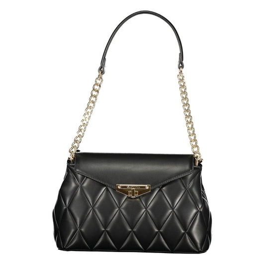 Mario Valentino Nero Polyurethane Women Shoulder Bag