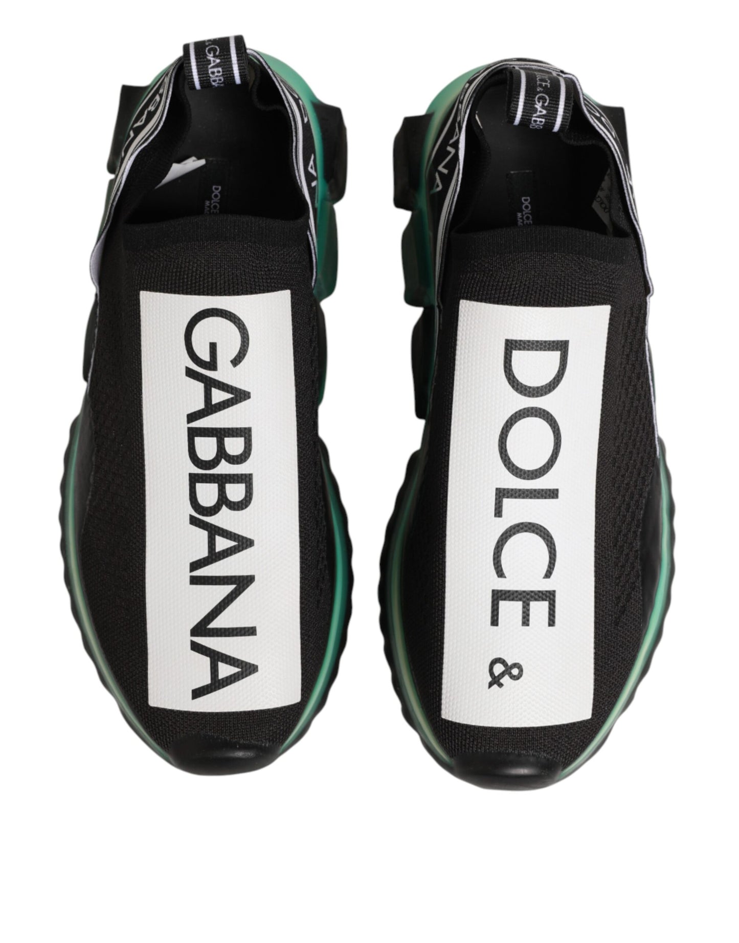 Dolce & Gabbana Black Slip On Sorrento Men Sneakers Shoes