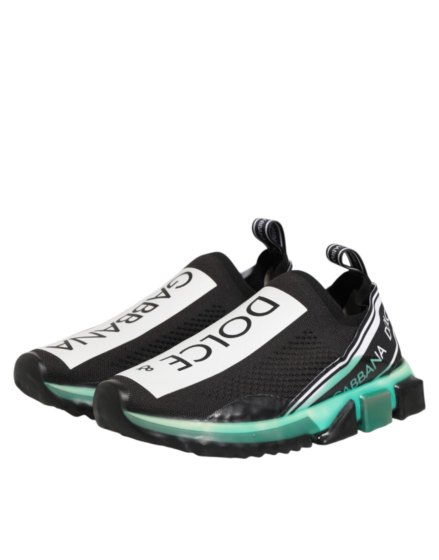 Dolce & Gabbana Black Slip On Sorrento Men Sneakers Shoes