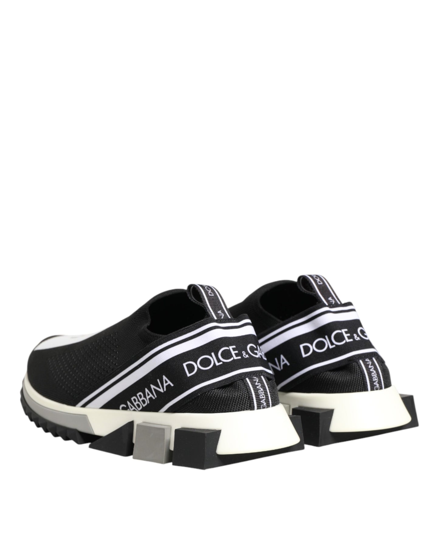 Dolce & Gabbana Black Slip On Sorrento Men Sneakers Shoes