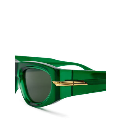 Bottega Veneta Green Acetate Sunglasses