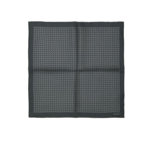 Tom Ford Green Silk Pocket Square