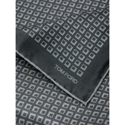 Tom Ford Green Silk Pocket Square