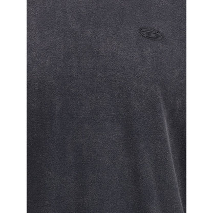 Diesel Gray Cotton Sweatshirt