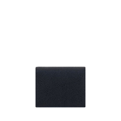 Thom Browne Black Calf Leather Bos Taurus Wallet