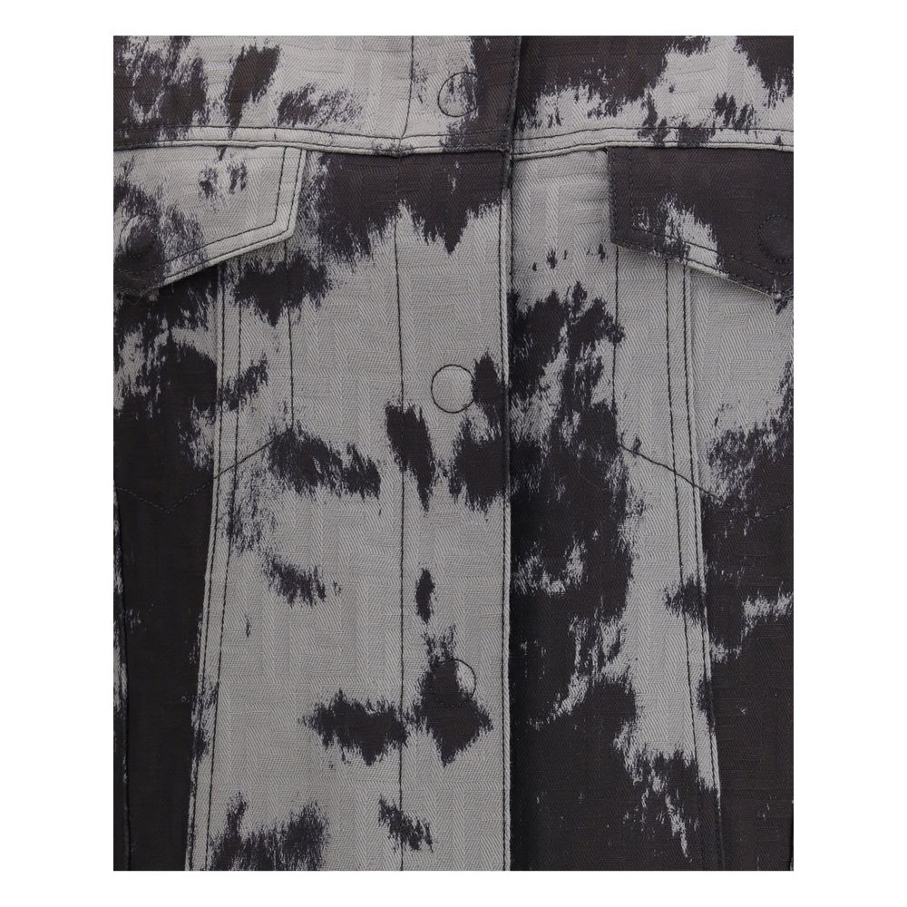 Fendi Black Cotton Denim Jacket