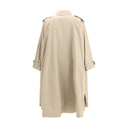 Saint Laurent Beige Cotton Coat