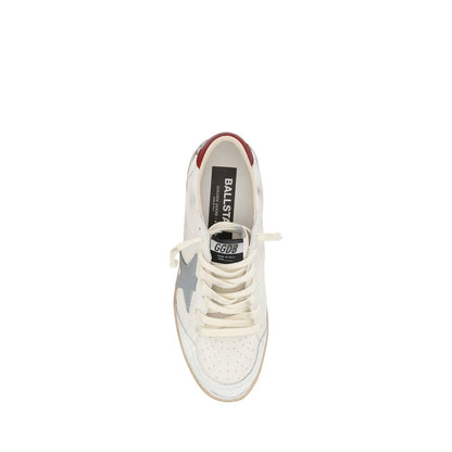 Golden Goose Cream Calf Leather Bos Taurus Low Top Sneakers