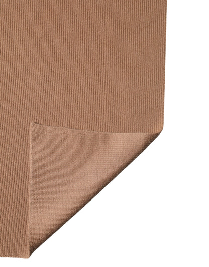 وشاح دولتشي آند غابانا بني من الكشمير المحبوك مع لفافة للرقبة