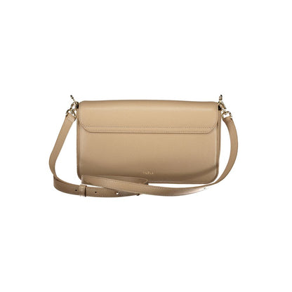 Furla Beige Leather Women's Shoulder Bag