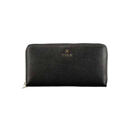 Furla Nero Leather Women Wallet
