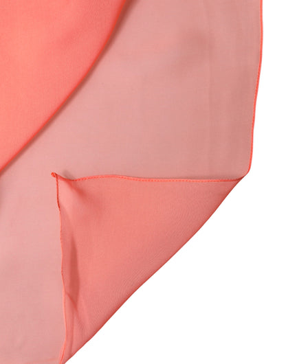 Dolce & Gabbana Light Pink Stole Neck Wrap Shawl Scarf