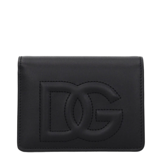 Dolce & Gabbana Black Leather Wallet