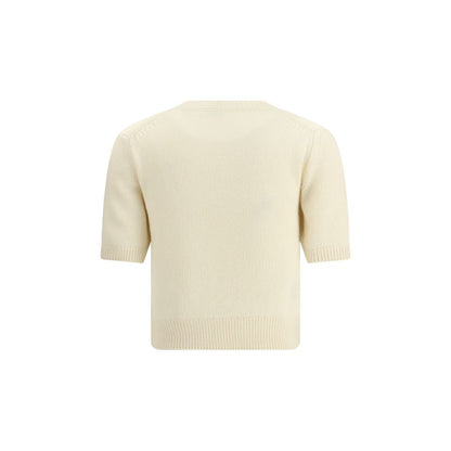 Burberry Cream Wool Sweatshirt