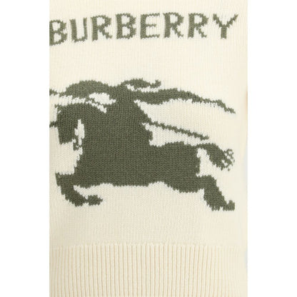 Burberry Cream Wool Sweatshirt