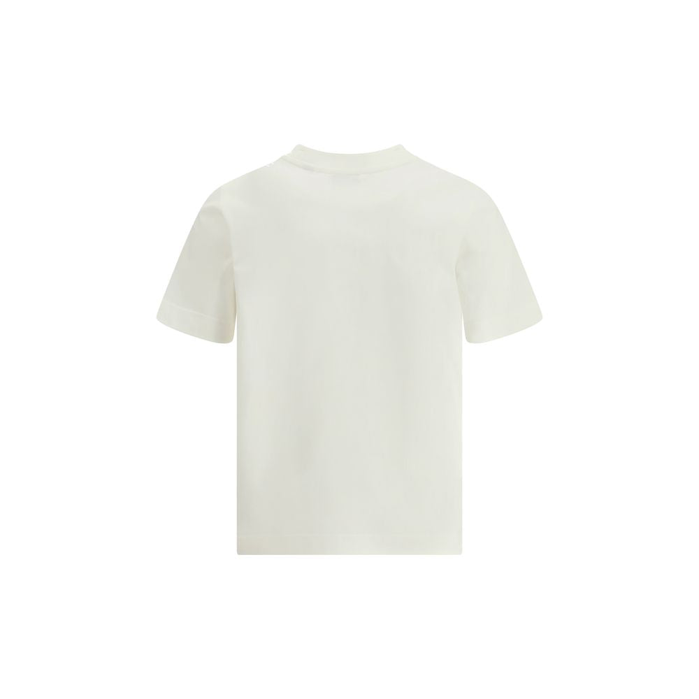 Burberry White Cotton T-Shirt