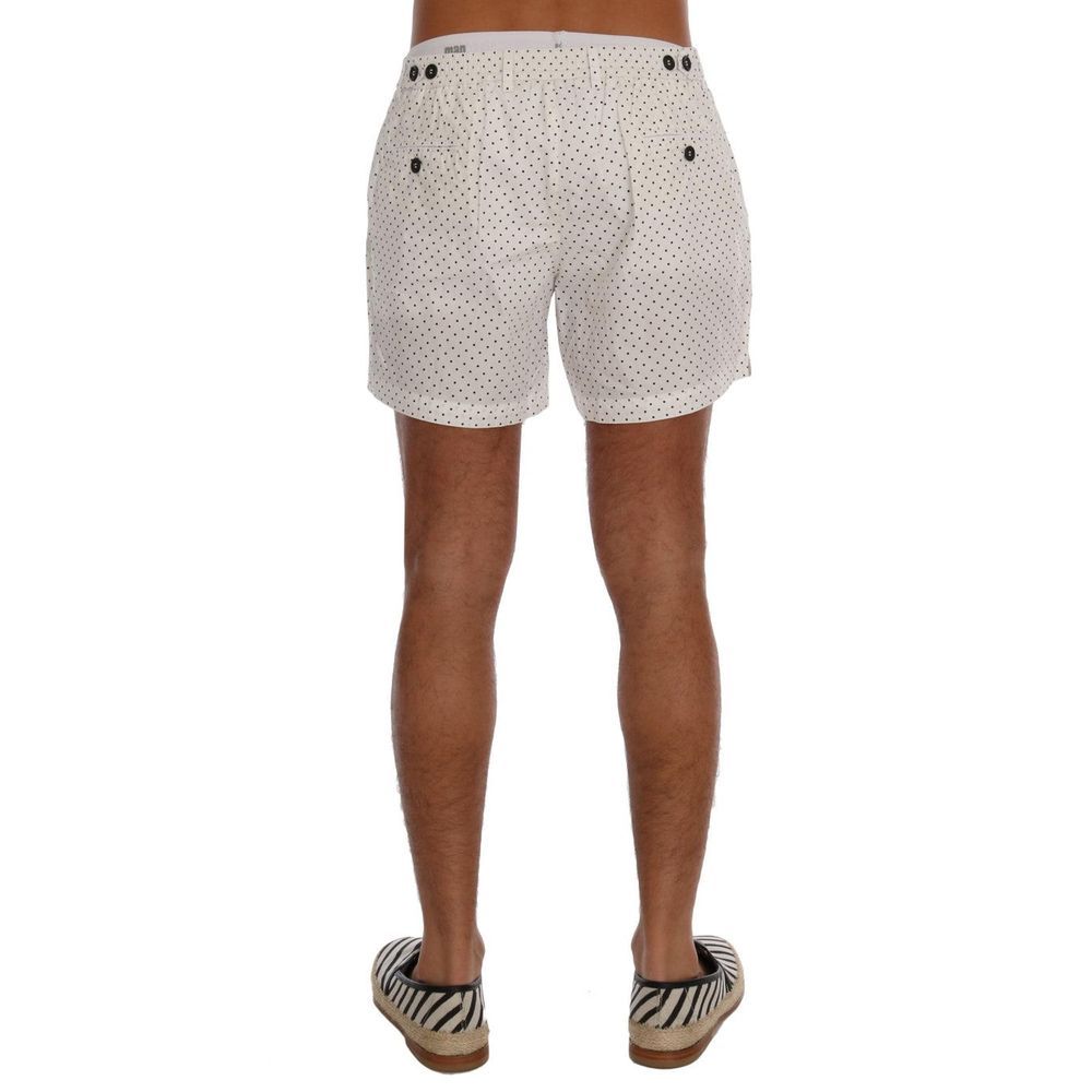 Dolce & Gabbana White Polyester Short And Mini Shorts