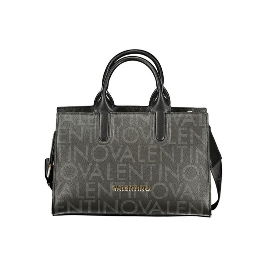 Mario Valentino Black Polyurethane Women Handbag