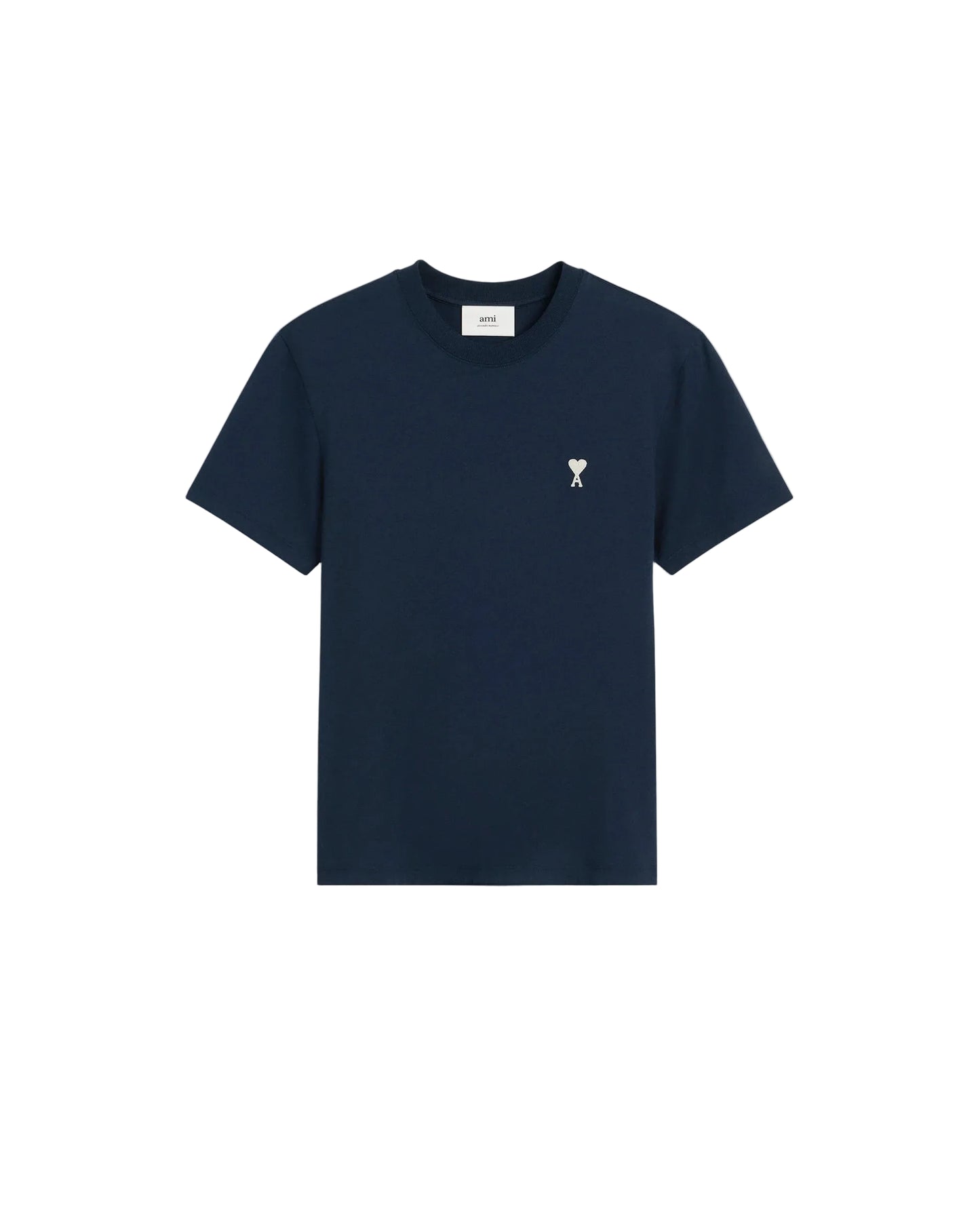 Ami Paris T-shirt Ami De Coeur Blue White - Blue