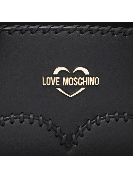 حقيبة يد على شكل قلب أسود من لوف موسكينو