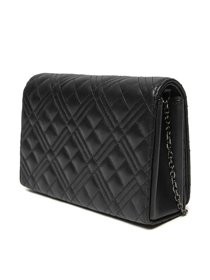 حقيبة كروس مبطنة باللون الأسود من لوف موسكينو